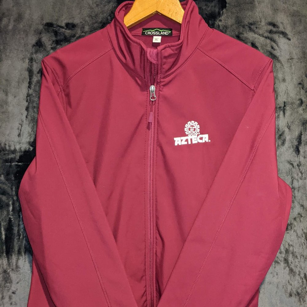 Crossland x Azteca - Nylon Jacket Maroon- WMS XL